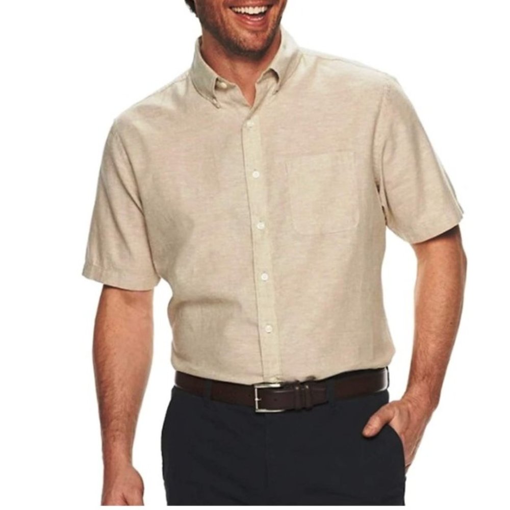 Croft & Barrow Men's Easy Care Linen Blend Shirt